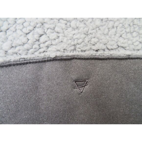 Liv Outdoor Hoodie Kangaroo Pocket Women's Shearling Hood Gorpcore Gray Sz M - Picture 6 of 10